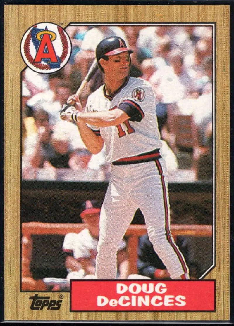 1987 Topps #22 Doug DeCinces EX Excellent California Angels Baseball Card - Baseball Card Single