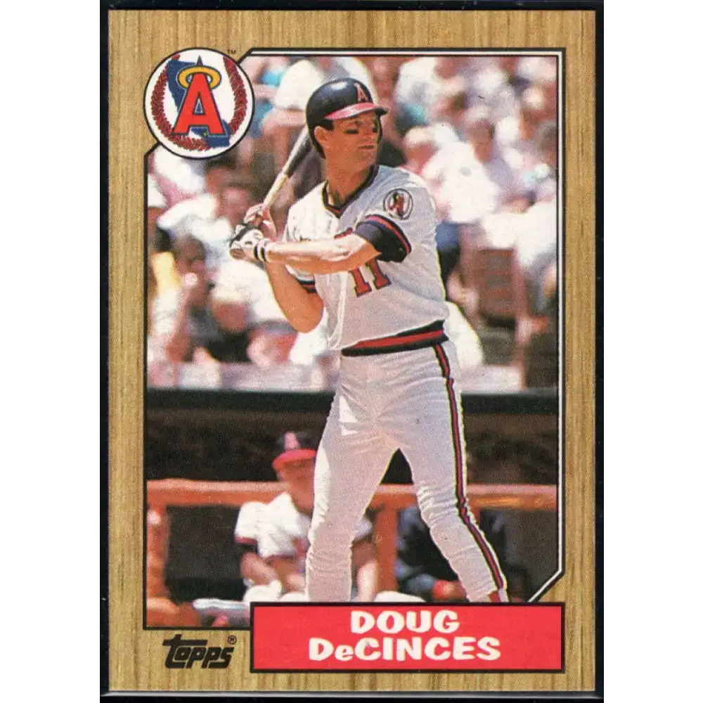 1987 Topps #22 Doug DeCinces EX Excellent California Angels Baseball Card - Baseball Card Single