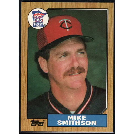 1987 Topps #225 Mike Smithson EX Excellent Minnesota Twins Baseball Card