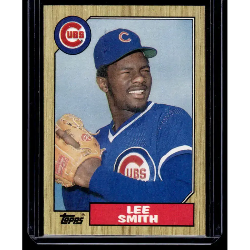 1987 Topps #23 Lee Smith Chicago Cubs NM-MT Baseball Card - Baseball Card Single