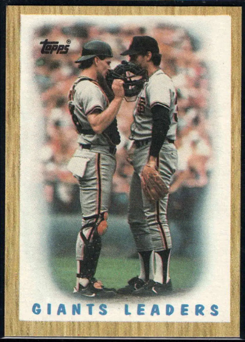 1987 Topps #231 Bob Brenly/Jim Gott EX Excellent San Francisco Giants Baseball Card - Baseball Card Single
