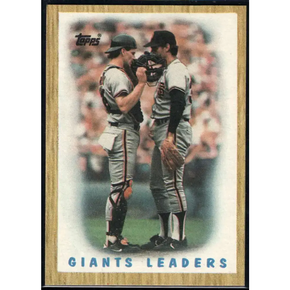 1987 Topps #231 Bob Brenly/Jim Gott EX Excellent San Francisco Giants Baseball Card - Baseball Card Single