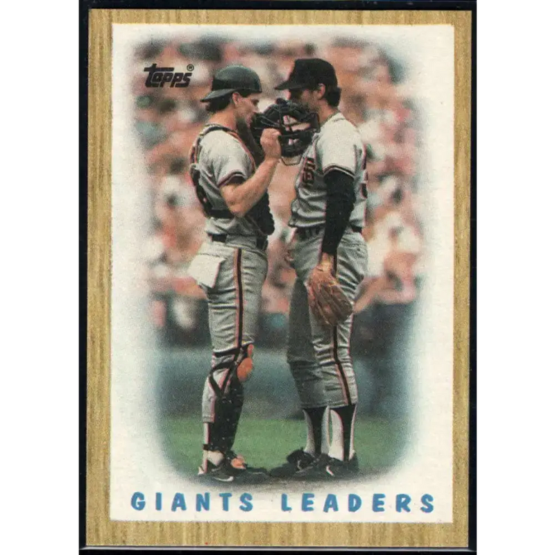 1987 Topps #231 Bob Brenly/Jim Gott EX Excellent San Francisco Giants Baseball Card - Baseball Card Single