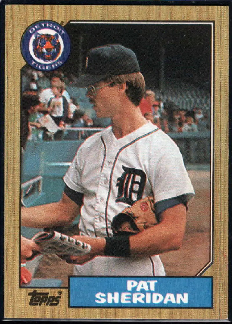 1987 Topps #234 Pat Sheridan EX Excellent Detroit Tigers Baseball Card - Baseball Card Single