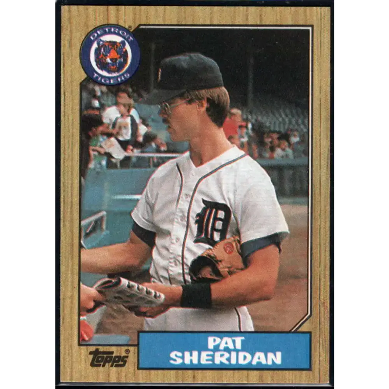 1987 Topps #234 Pat Sheridan EX Excellent Detroit Tigers Baseball Card - Baseball Card Single