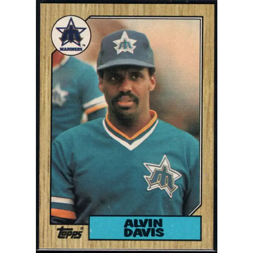 1987 Topps #235 Alvin Davis EX Excellent Seattle Mariners Baseball Card - Baseball Card Single
