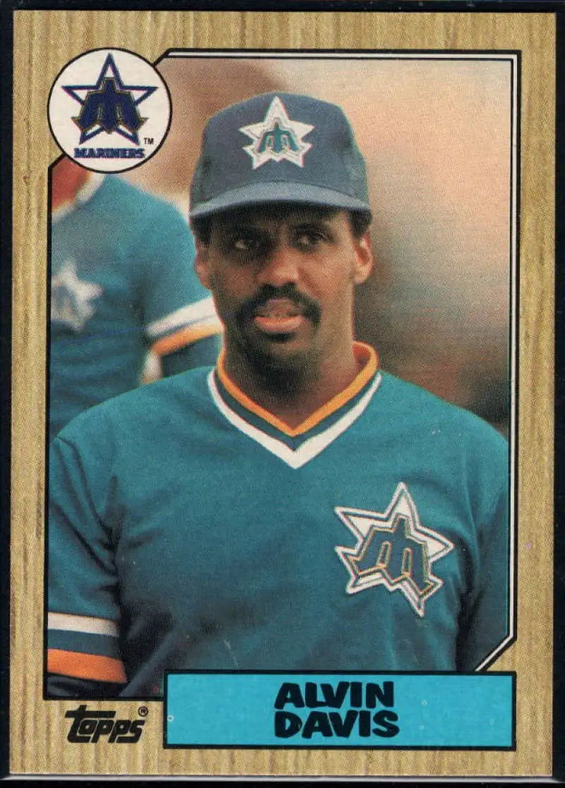 1987 Topps #235 Alvin Davis EX Excellent Seattle Mariners Baseball Card - Baseball Card Single