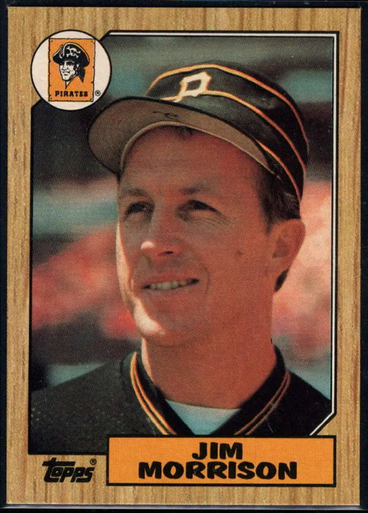 1987 Topps #237 Jim Morrison EX Excellent Pittsburgh Pirates Baseball Card - Baseball Card Single