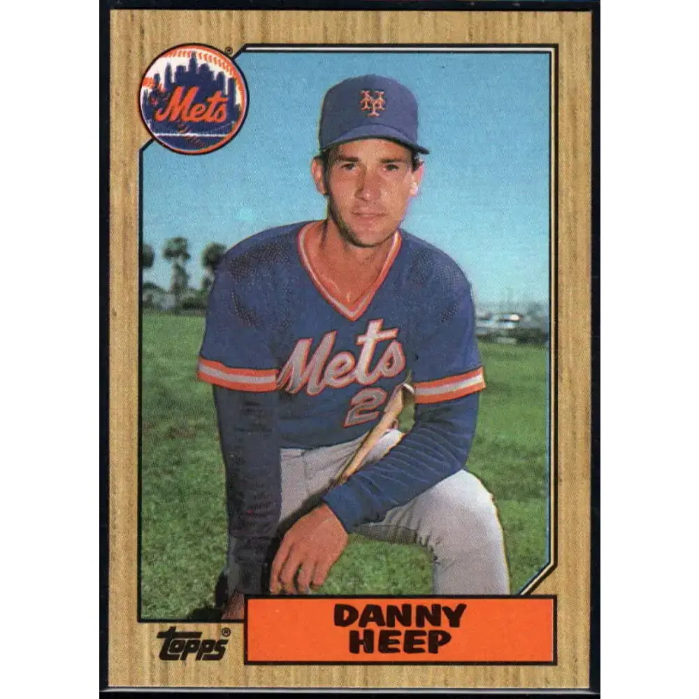 1987 Topps #241 Danny Heep EX Excellent New York Mets Baseball Card - Baseball Card Single