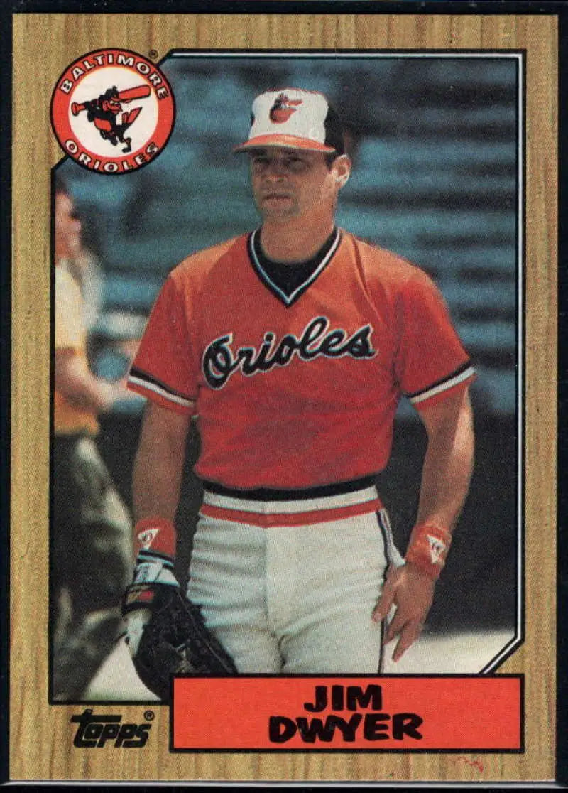 1987 Topps #246 Jim Dwyer EX Excellent Baltimore Orioles Baseball Card - Baseball Card Single