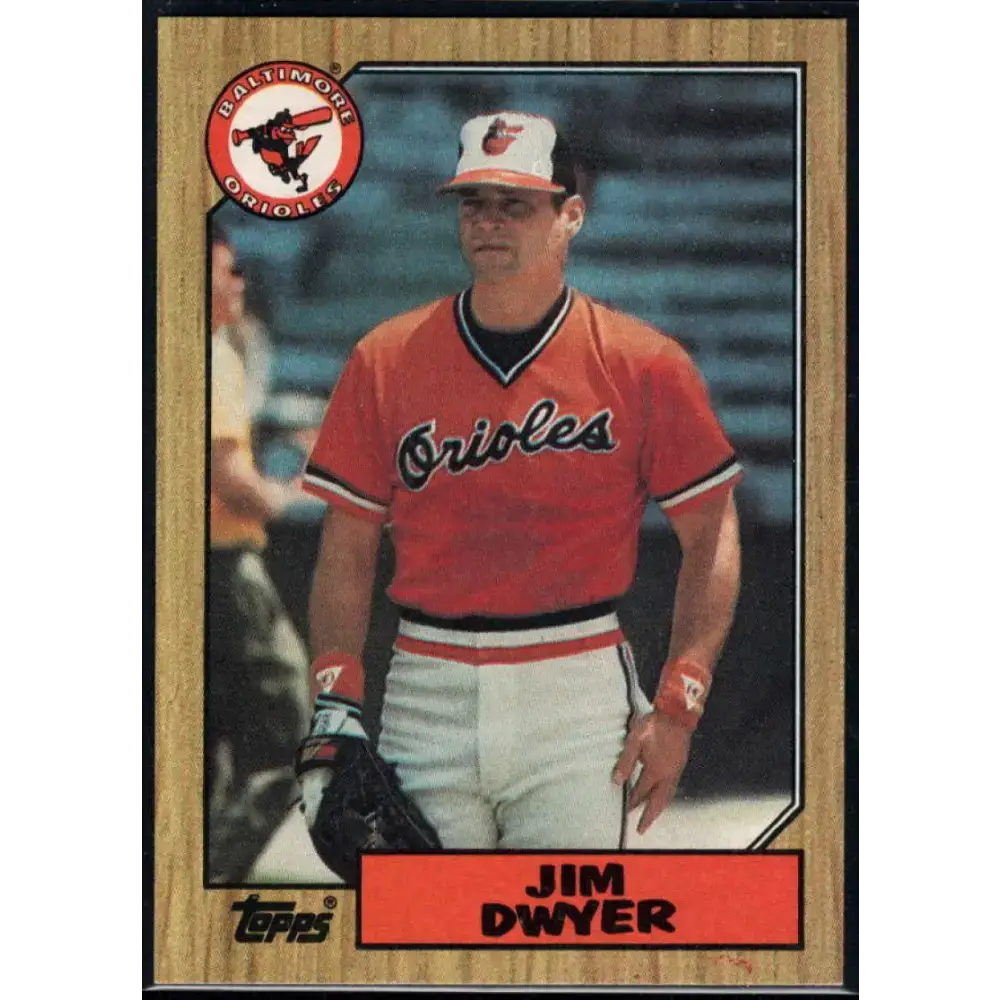 1987 Topps #246 Jim Dwyer EX Excellent Baltimore Orioles Baseball Card - Baseball Card Single