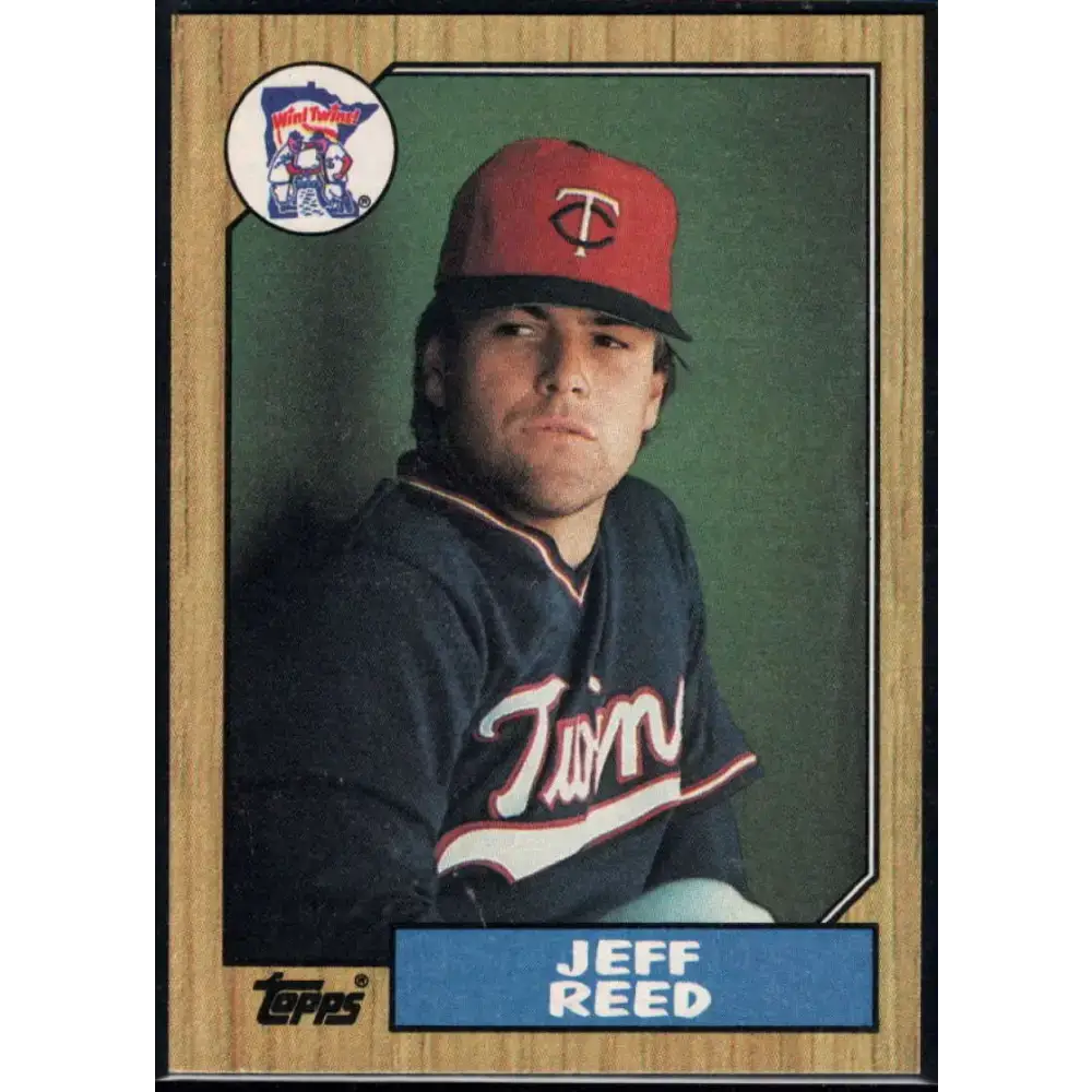 1987 Topps #247 Jeff Reed EX Excellent Minnesota Twins Baseball Card - Baseball Card Single