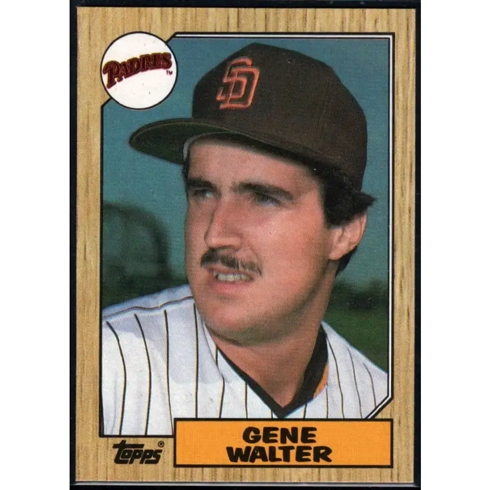 1987 Topps #248 Gene Walter EX Excellent San Diego Padres Baseball Card - Baseball Card Single