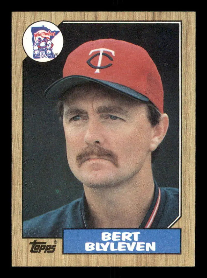 1987 Topps #25 Bert Blyleven EX Excellent Minnesota Twins Baseball Card - Baseball Card Single