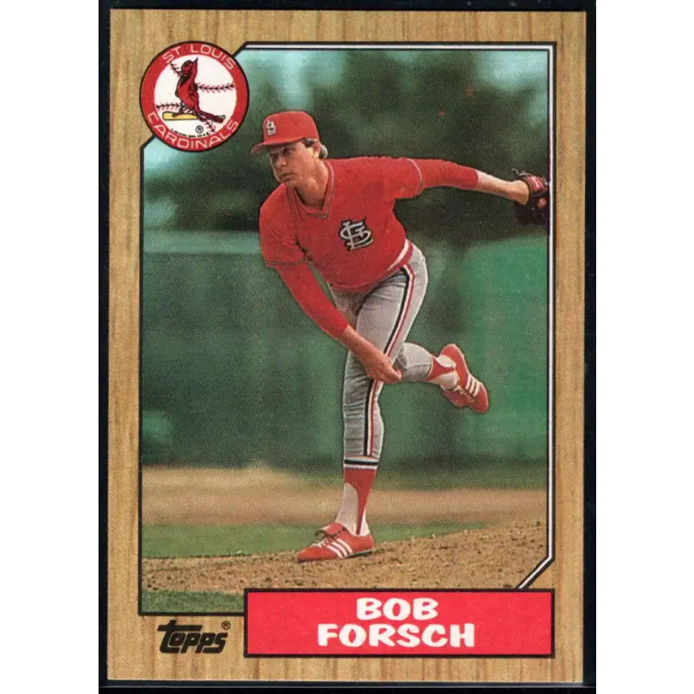 1987 Topps #257 Bob Forsch EX Excellent St. Louis Cardinals Baseball Card