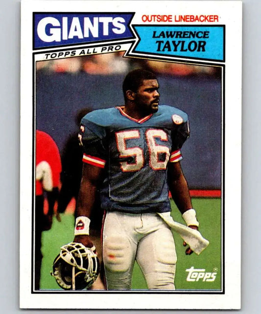 1987 Topps #26 Lawrence Taylor EX Excellent New York Giants Football Card - Football Card Single