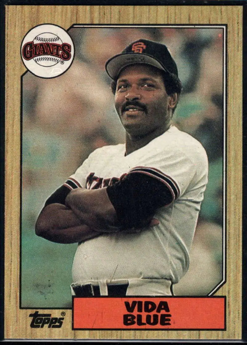 1987 Topps #260 Vida Blue EX Excellent San Francisco Giants Baseball Card - Baseball Card Single