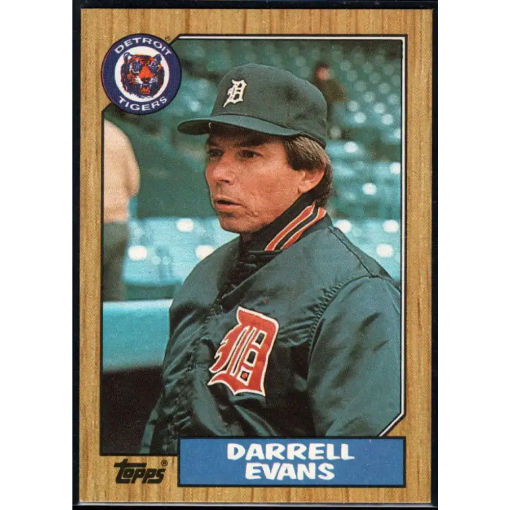 1987 Topps #265 Darrell Evans EX Excellent Detroit Tigers Baseball Card - Baseball Card Single