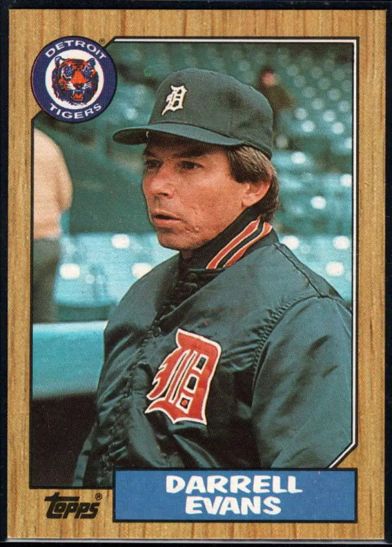 1987 Topps #265 Darrell Evans EX Excellent Detroit Tigers Baseball Card - Baseball Card Single