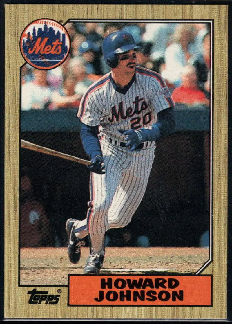1987 Topps #267 Howard Johnson EX Excellent New York Mets Baseball Card - Baseball Card Single