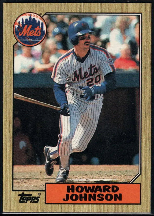 1987 Topps #267 Howard Johnson EX Excellent New York Mets Baseball Card - Baseball Card Single