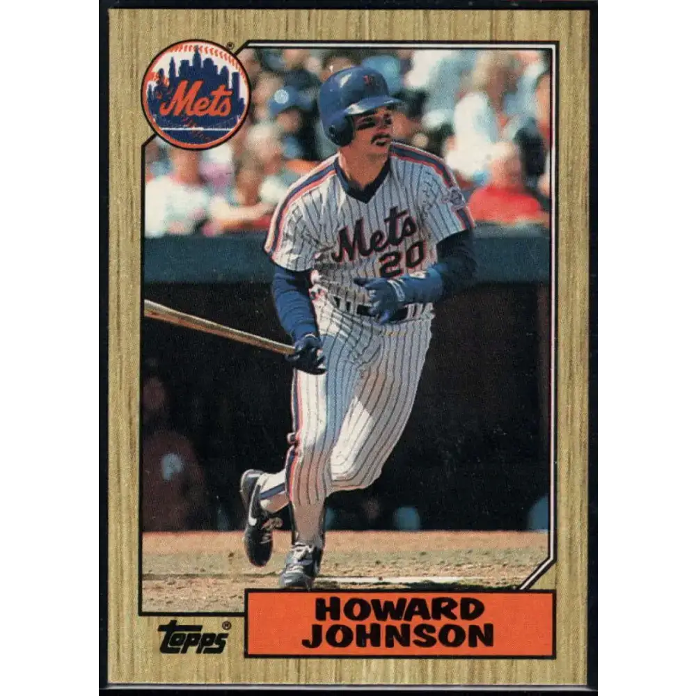 1987 Topps #267 Howard Johnson EX Excellent New York Mets Baseball Card - Baseball Card Single