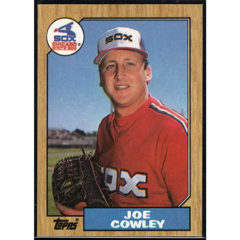 1987 Topps #27 Joe Cowley EX Excellent Chicago White Sox Baseball Card - Baseball Card Single