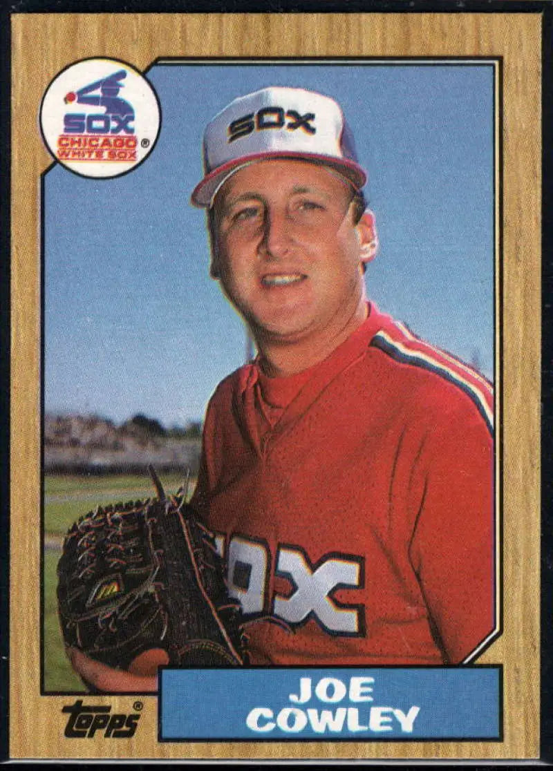 1987 Topps #27 Joe Cowley EX Excellent Chicago White Sox Baseball Card - Baseball Card Single