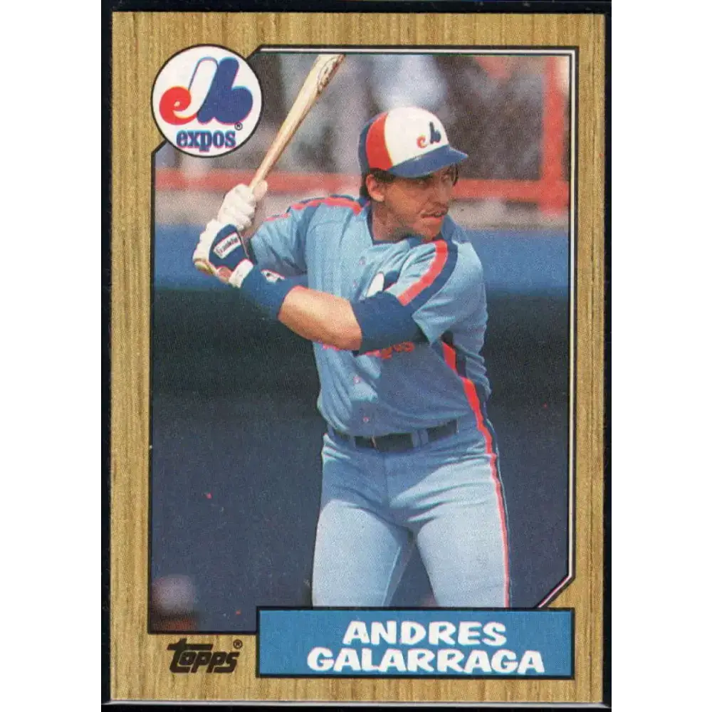 1987 Topps #272 Andres Galarraga EX Excellent Montreal Expos Baseball Card - Baseball Card Single