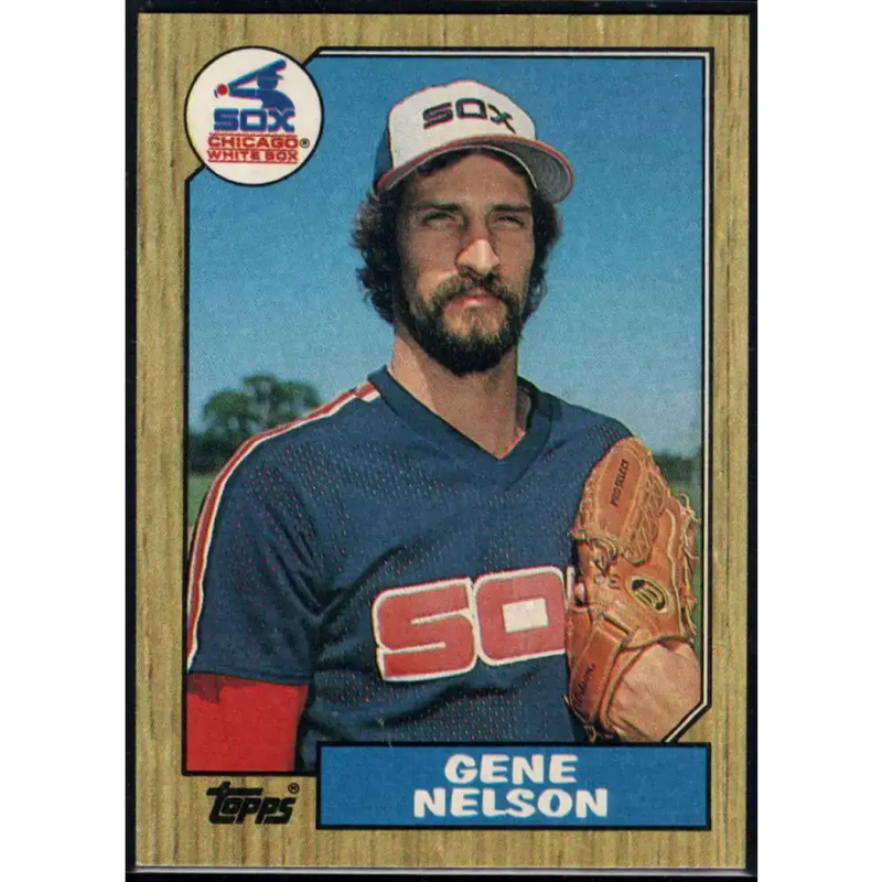 1987 Topps #273 Gene Nelson EX Excellent Chicago White Sox Baseball Card - Baseball Card Single
