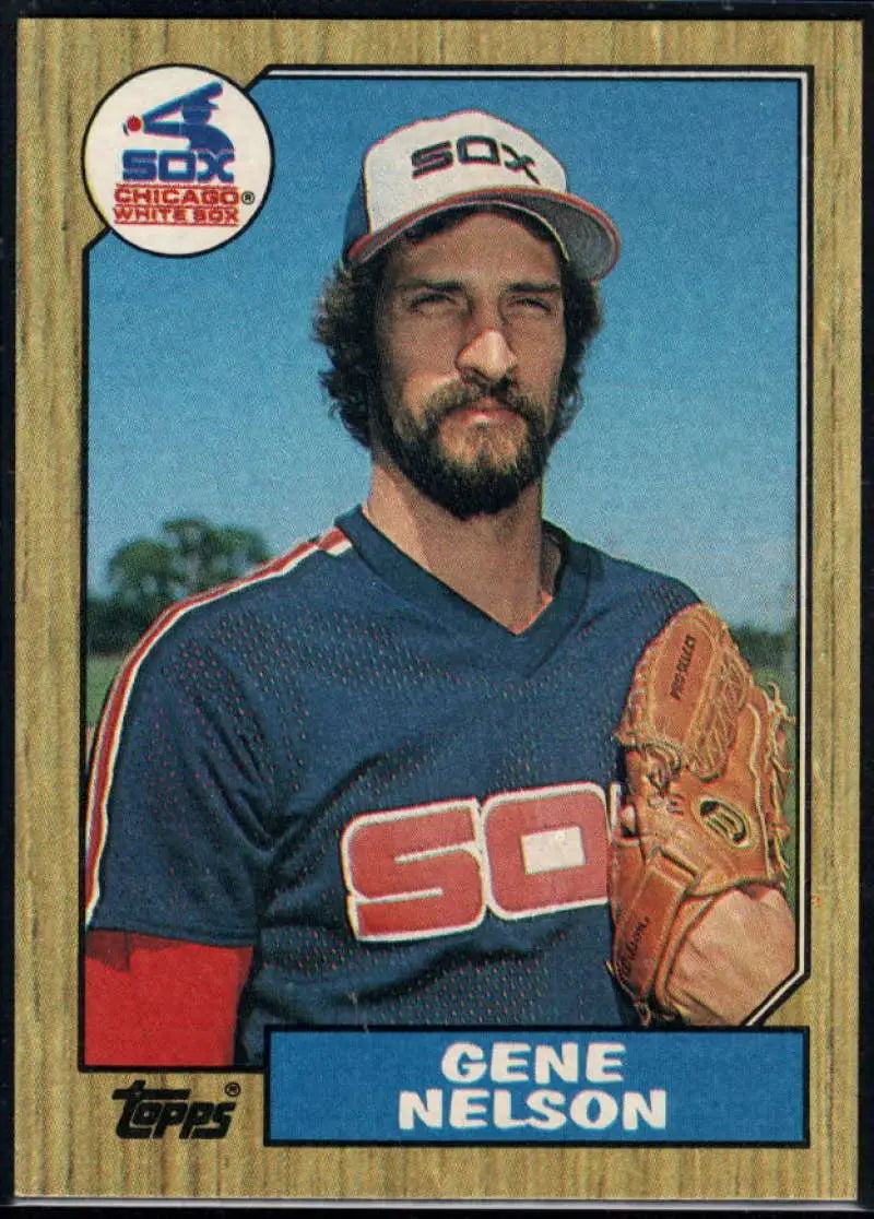 1987 Topps #273 Gene Nelson EX Excellent Chicago White Sox Baseball Card - Baseball Card Single