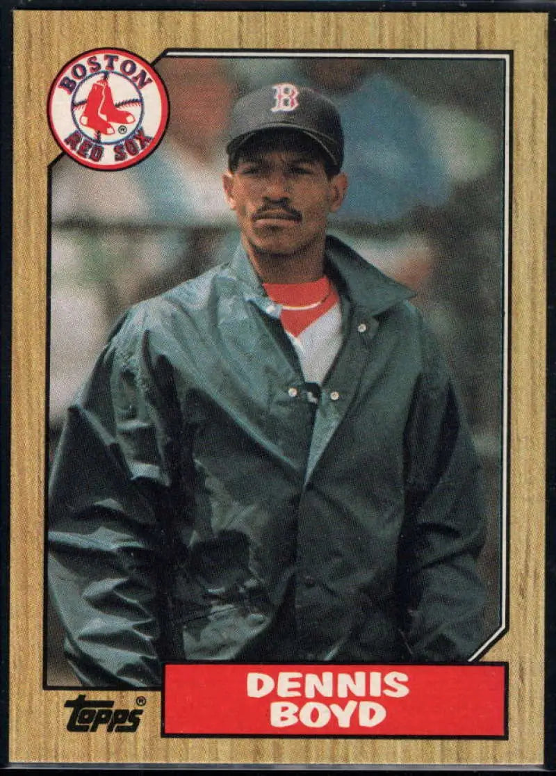 1987 Topps #285 Oil Can Boyd EX Excellent Boston Red Sox Baseball Card - Baseball Card Single