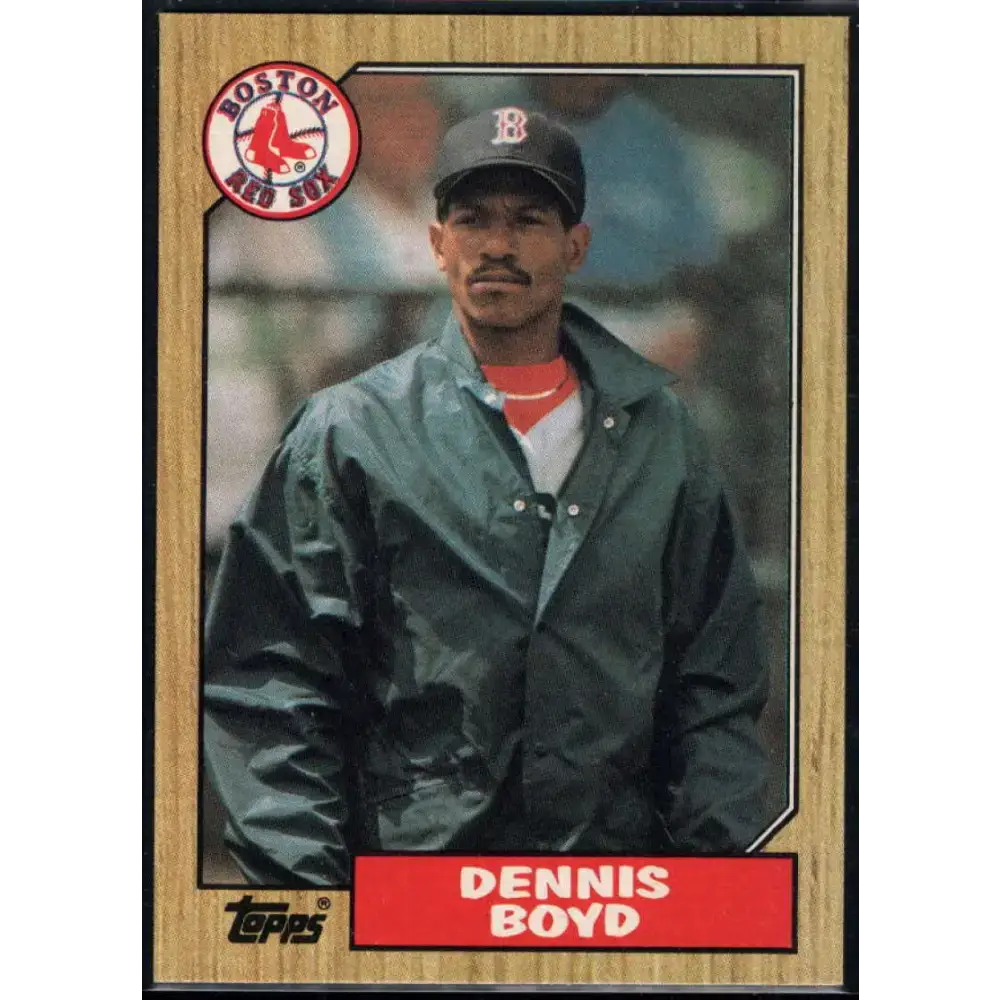 1987 Topps #285 Oil Can Boyd EX Excellent Boston Red Sox Baseball Card - Baseball Card Single