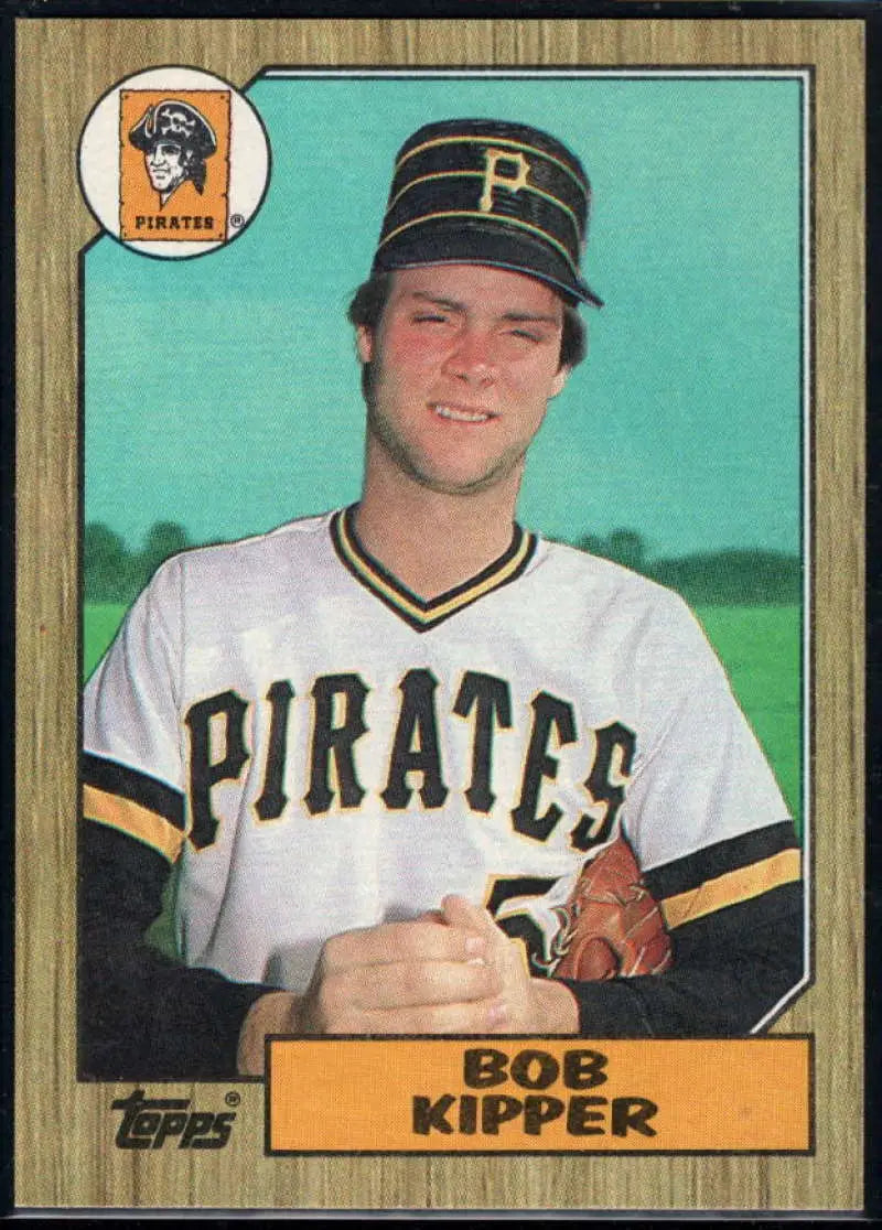1987 Topps #289 Bob Kipper EX Excellent Pittsburgh Pirates Baseball Card - Baseball Card Single