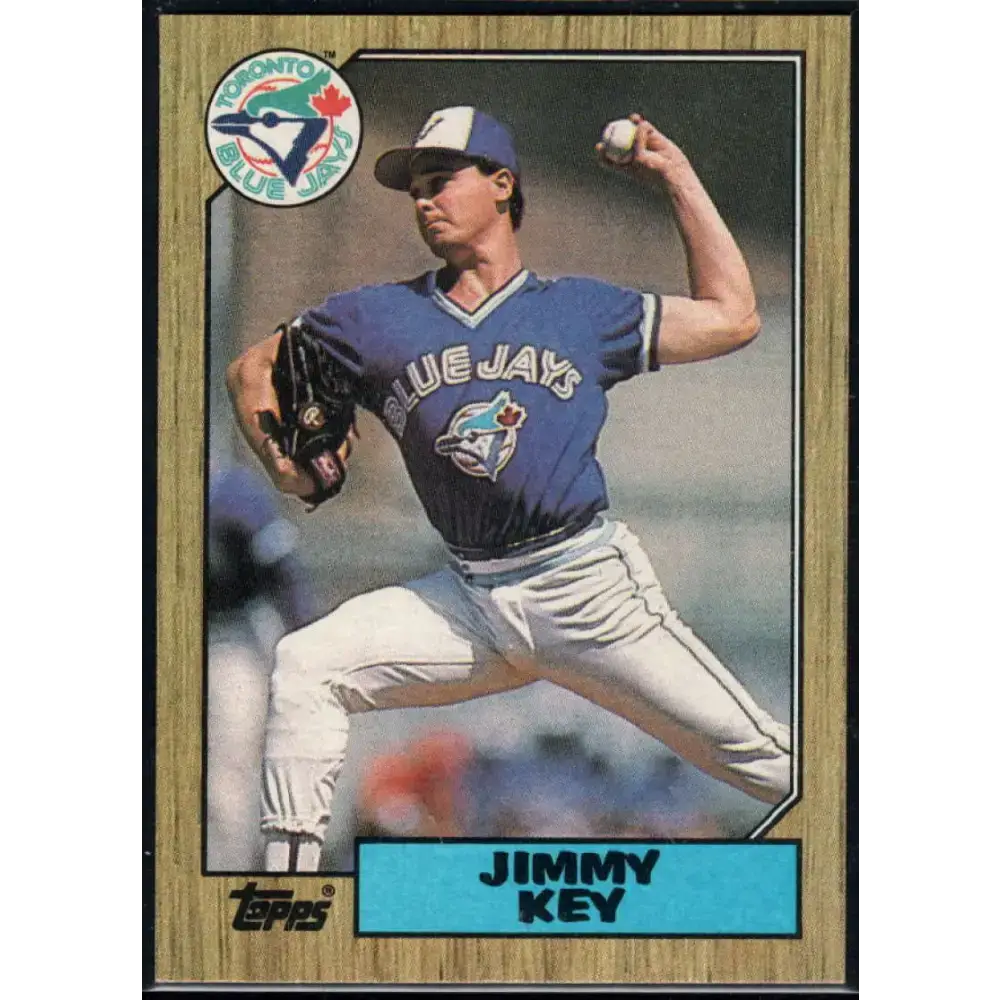 1987 Topps #29 Jimmy Key EX Excellent Toronto Blue Jays Baseball Card - Baseball Card Single