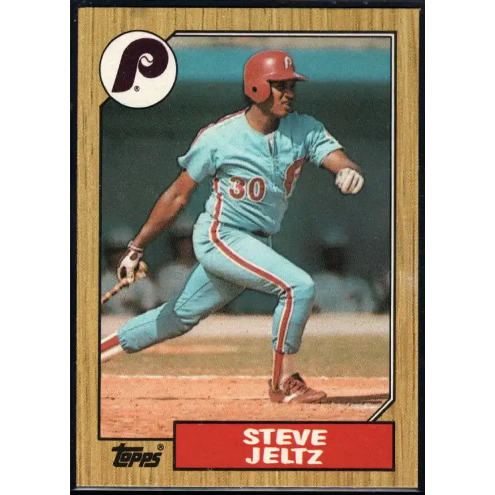 1987 Topps #294 Steve Jeltz EX Excellent Philadelphia Phillies Baseball Card