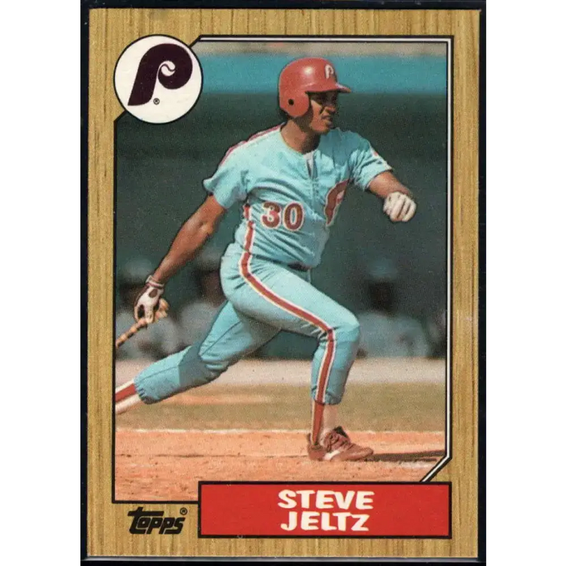 1987 Topps #294 Steve Jeltz EX Excellent Philadelphia Phillies Baseball Card