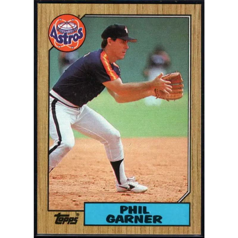 1987 Topps #304 Phil Garner EX Excellent Houston Astros Baseball Card - Baseball Card Single