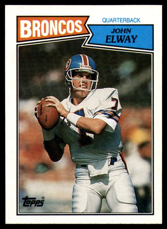 1987 Topps #31 John Elway EX Excellent Denver Broncos Football Card - Football Card Single