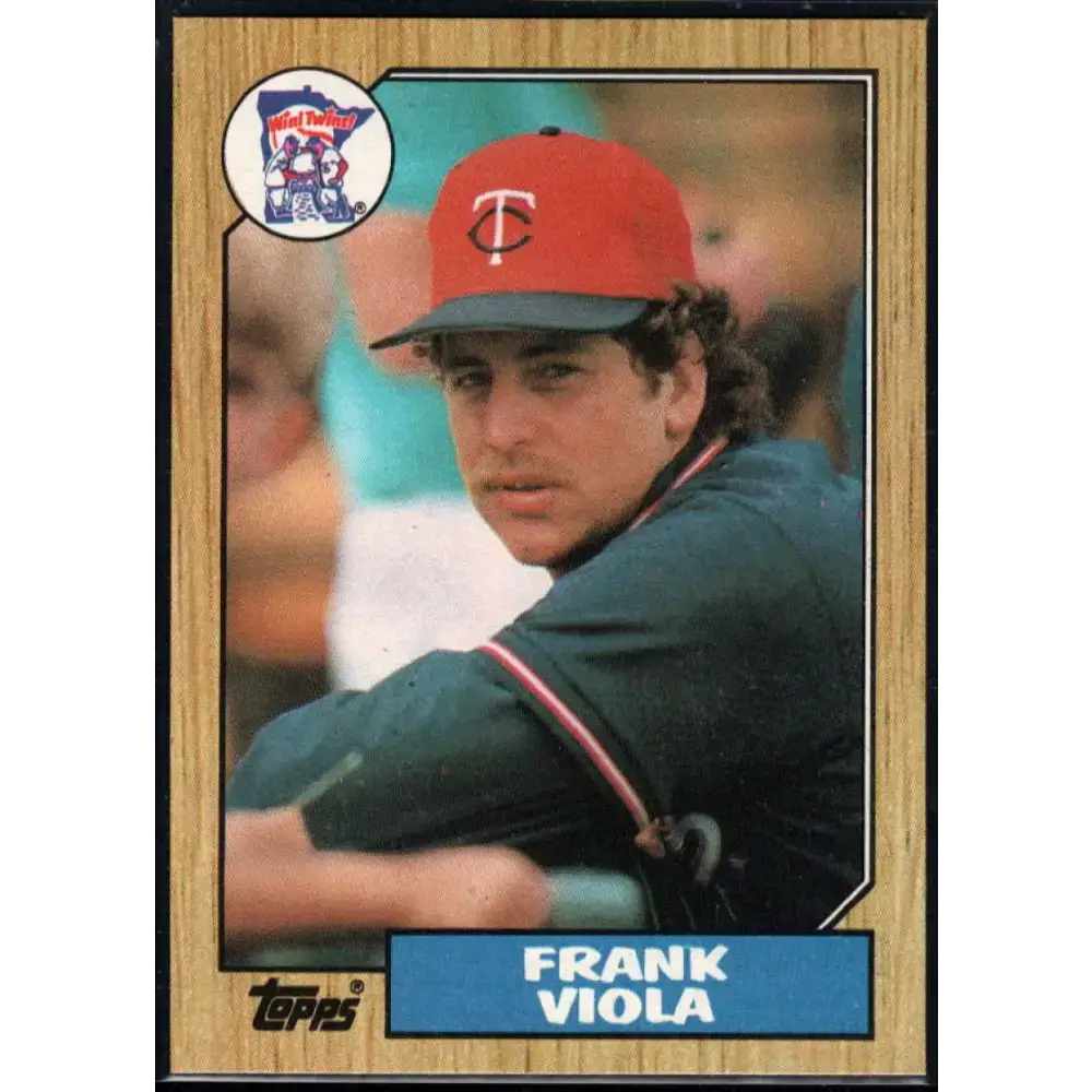 1987 Topps #310 Frank Viola EX Excellent Minnesota Twins Baseball Card - Baseball Card Single