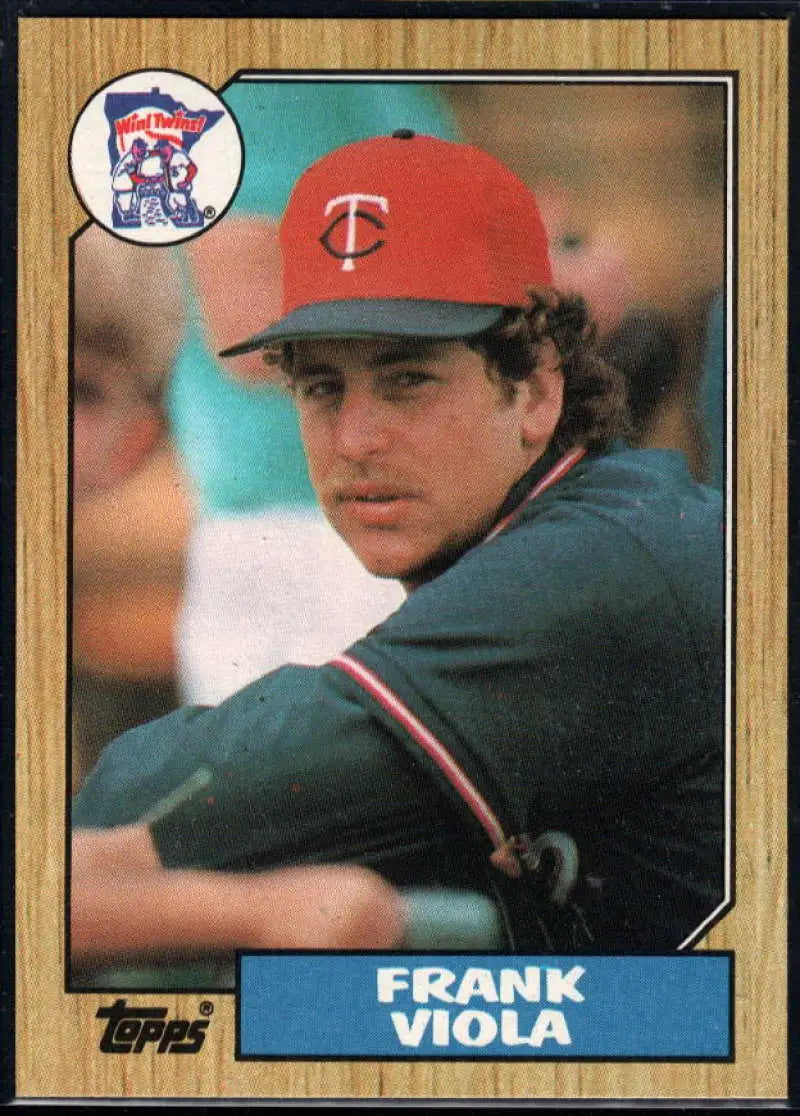 1987 Topps #310 Frank Viola EX Excellent Minnesota Twins Baseball Card - Baseball Card Single