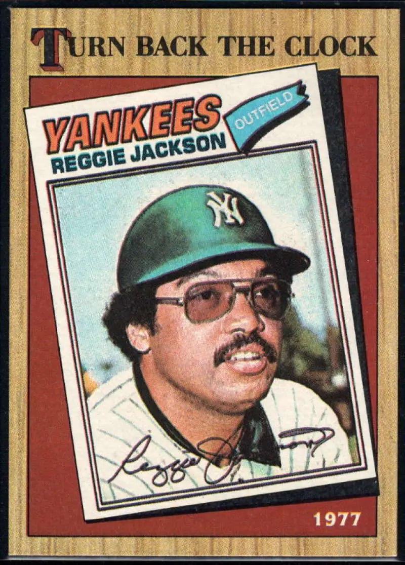1987 Topps #312 Reggie Jackson EX Excellent New York Yankees Baseball Card - Baseball Card Single