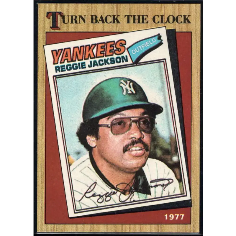 1987 Topps #312 Reggie Jackson EX Excellent New York Yankees Baseball Card - Baseball Card Single