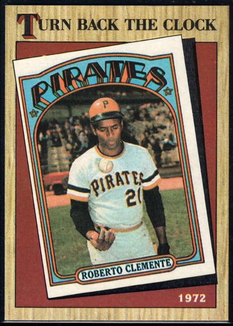 1987 Topps #313 Roberto Clemente EX Excellent Pittsburgh Pirates Baseball Card - Baseball Card Single