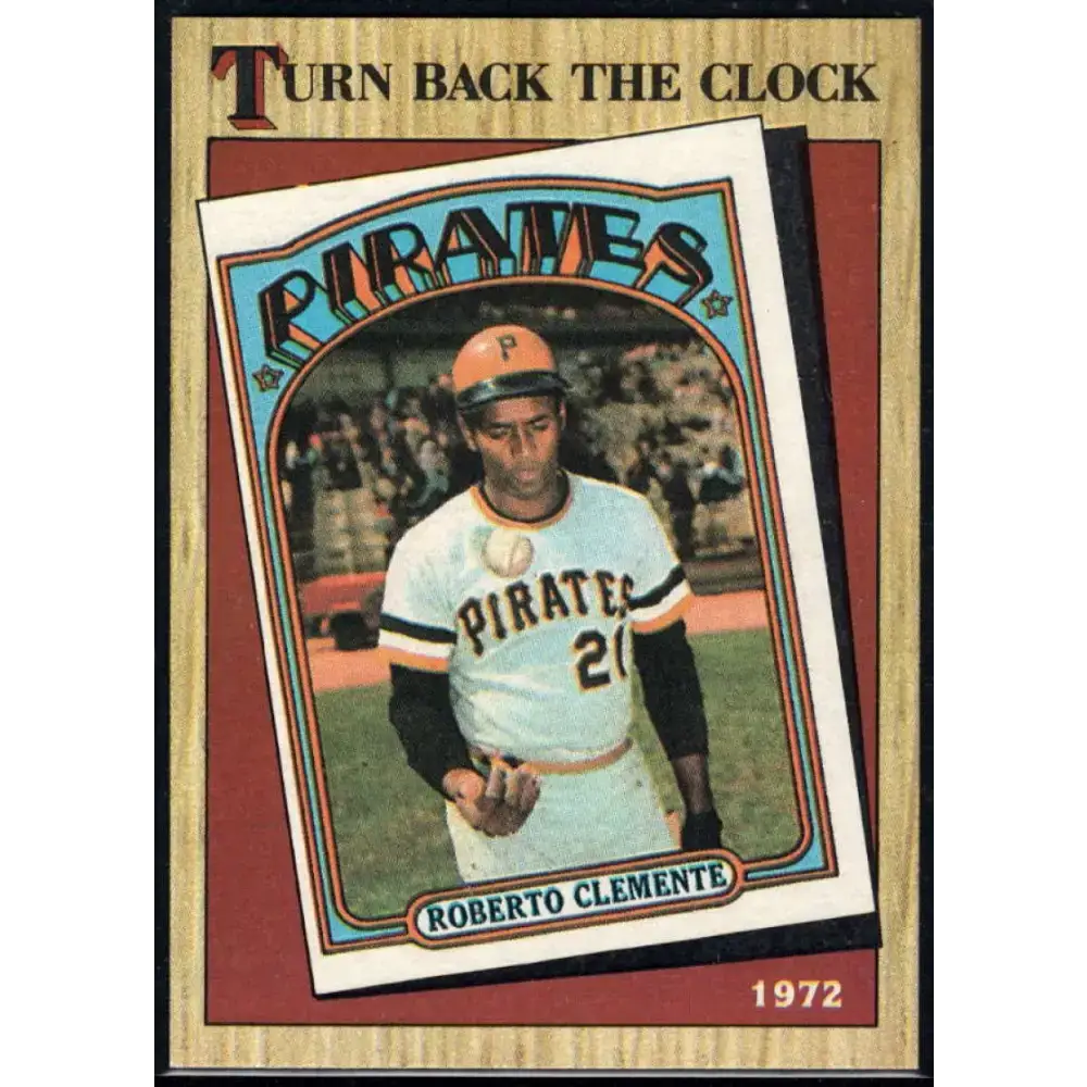 1987 Topps #313 Roberto Clemente EX Excellent Pittsburgh Pirates Baseball Card - Baseball Card Single