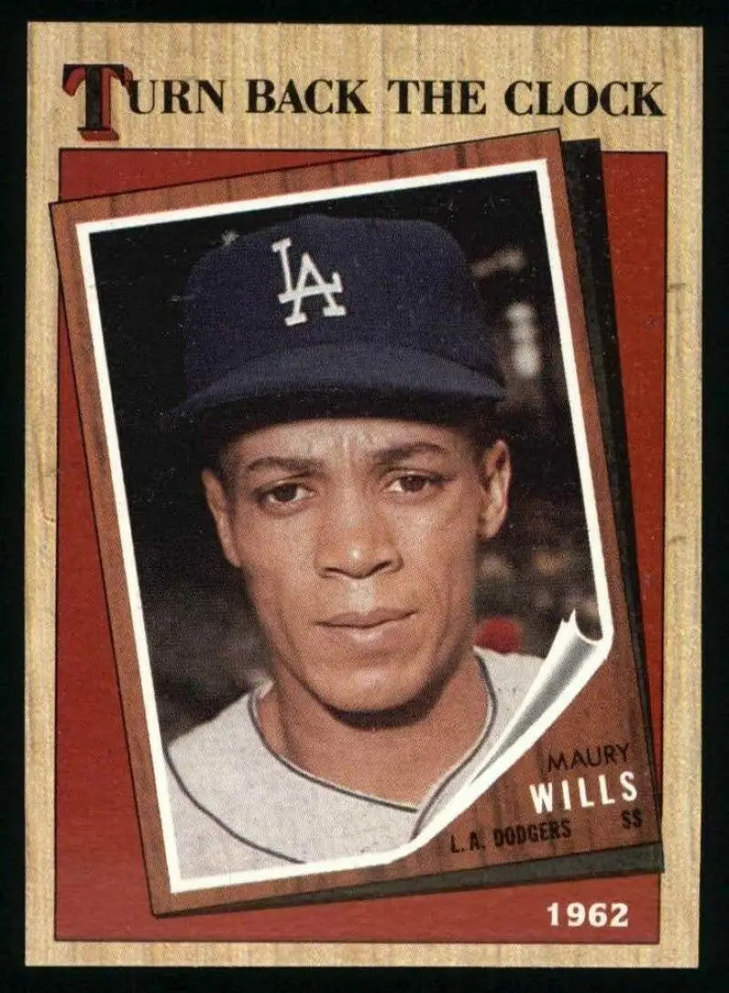 1987 Topps #315 Maury Wills EX Excellent Los Angeles Dodgers Baseball Card - Baseball Card Single