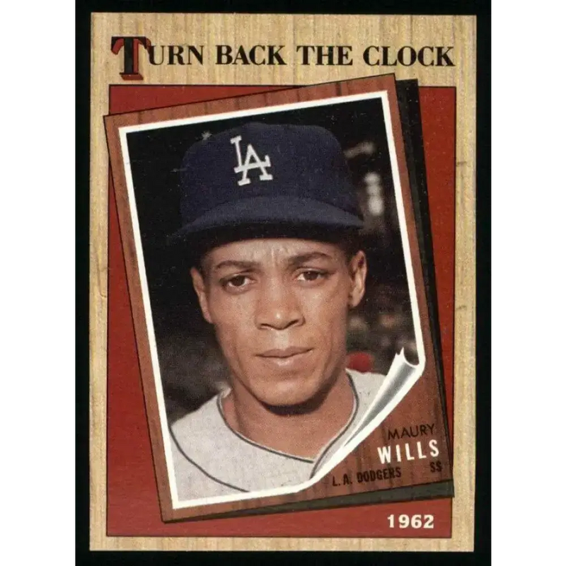 1987 Topps #315 Maury Wills EX Excellent Los Angeles Dodgers Baseball Card - Baseball Card Single