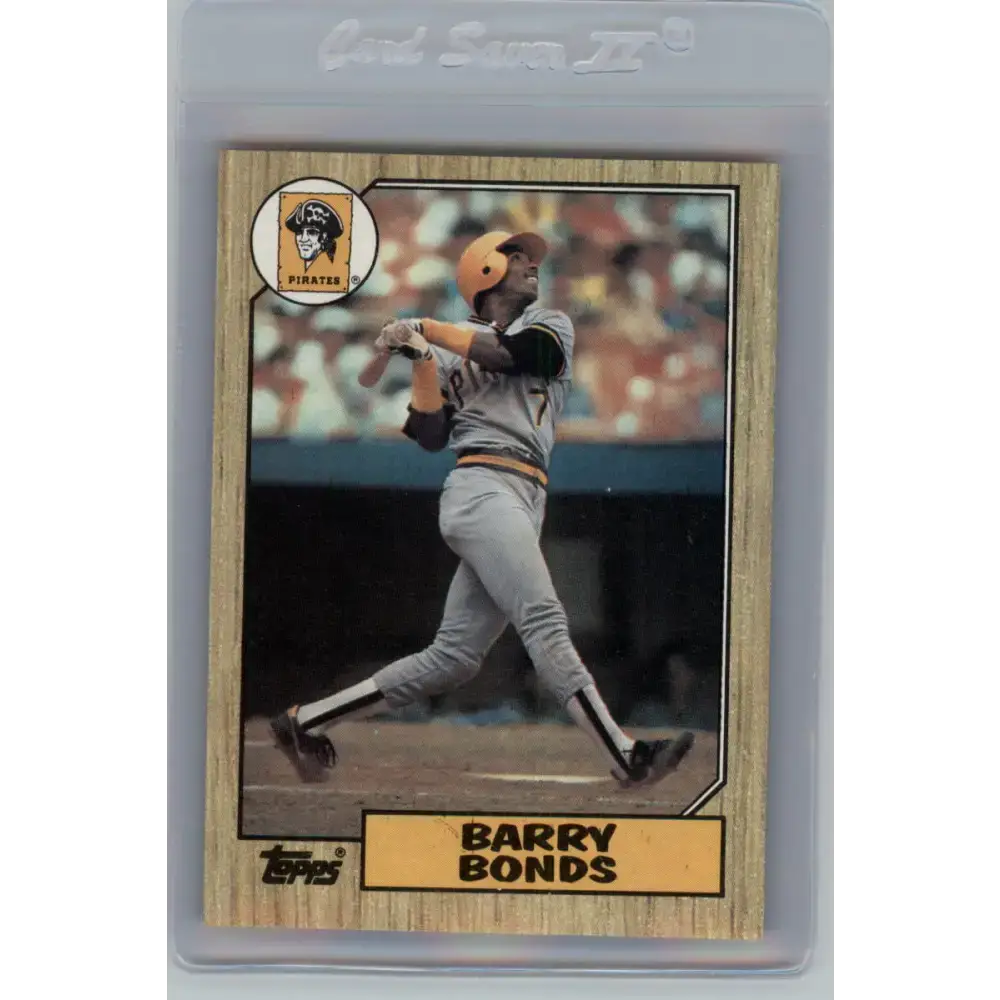 1987 Topps #320 Barry Bonds EX Excellent RC Rookie Pittsburgh Pirates Baseball Card - Baseball Card Single