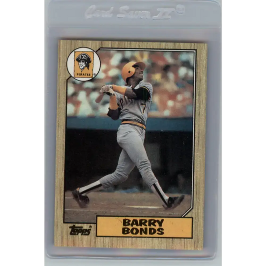 1987 Topps #320 Barry Bonds EX Excellent RC Rookie Pittsburgh Pirates Baseball Card - Baseball Card Single