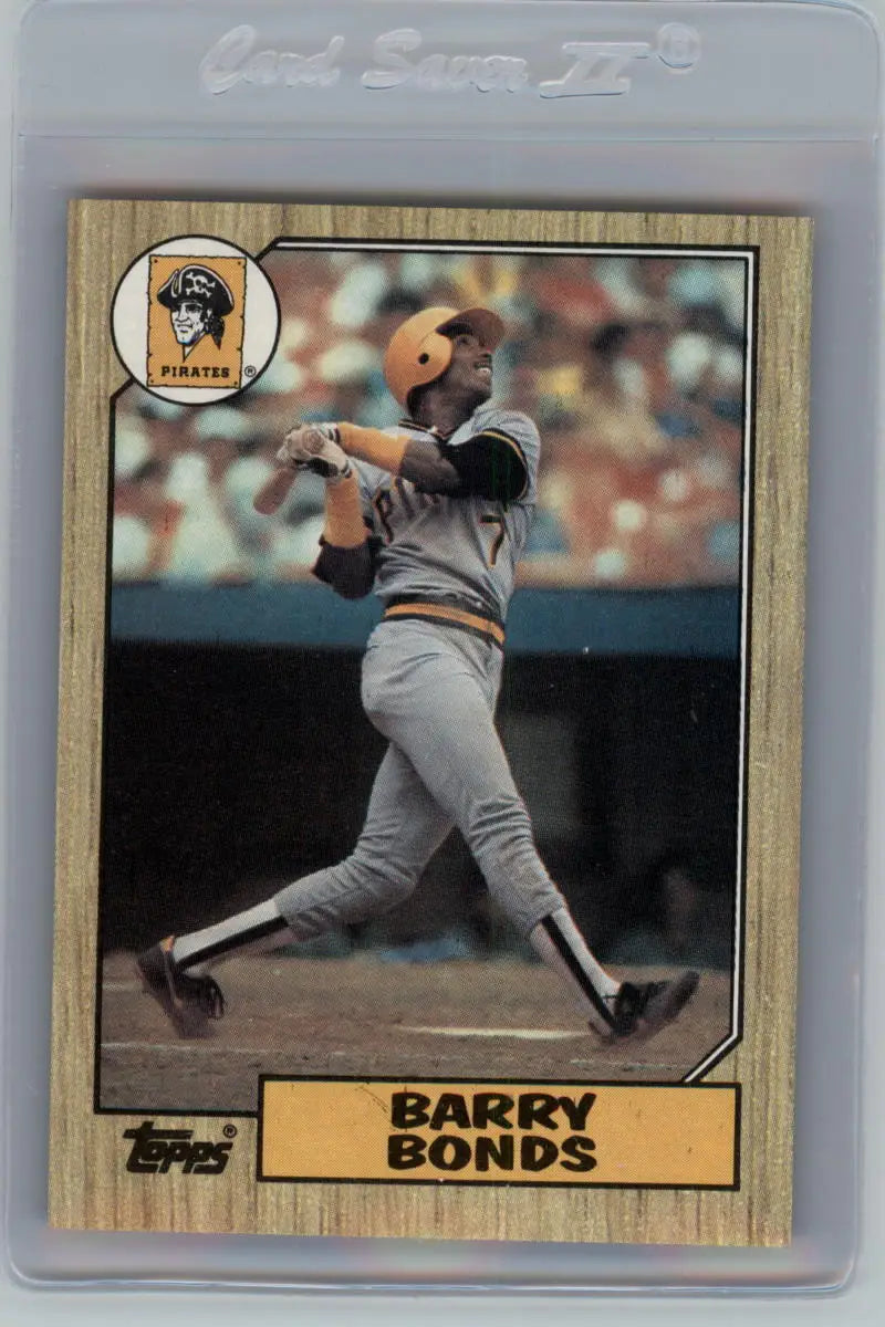 1987 Topps #320 Barry Bonds EX Excellent RC Rookie Pittsburgh Pirates Baseball Card - Baseball Card Single